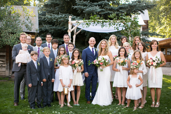 Romantic Summer Aspen wedding