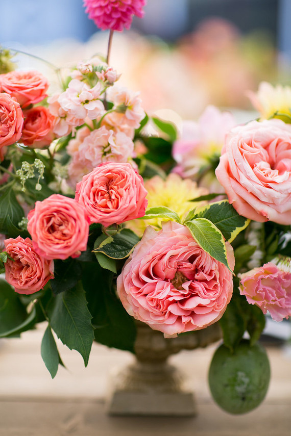 Summer wedding florals