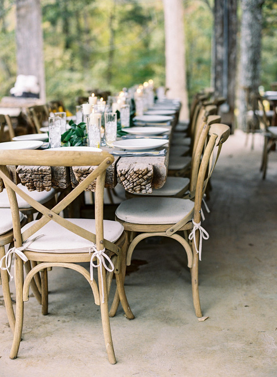 Rustic wedding decor
