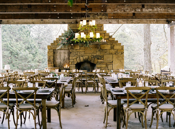 Rustic wedding decor