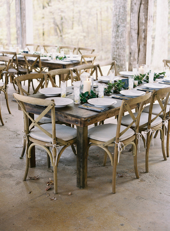 Rustic wedding decor