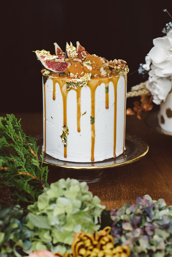 Decadent wedding cake