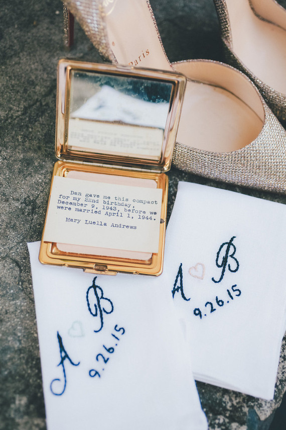 Monogrammed hanky