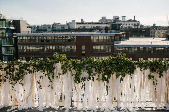 Rooftop Brooklyn wedding