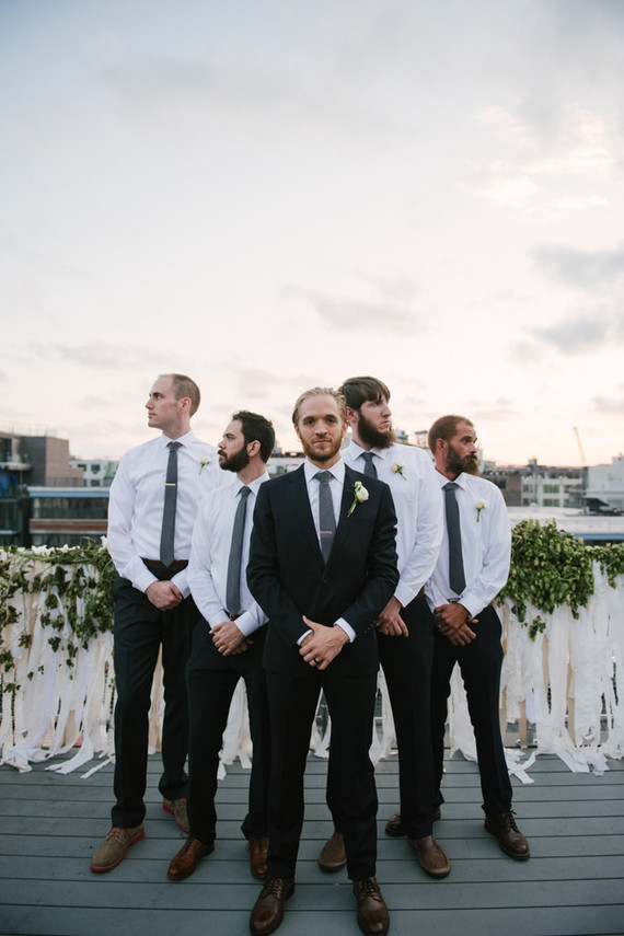 Rooftop Brooklyn wedding