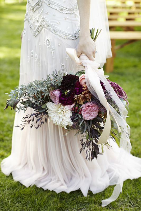Fall bridal bouquet