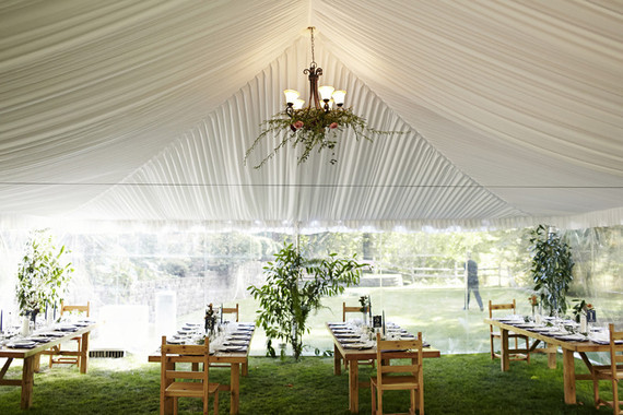 Vintage backyard autumn wedding