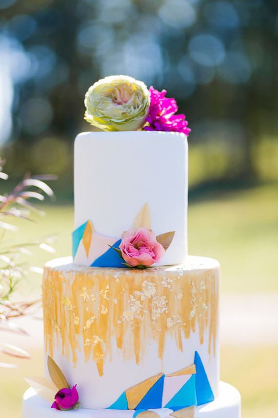 Bohemian wedding cake Inspiration