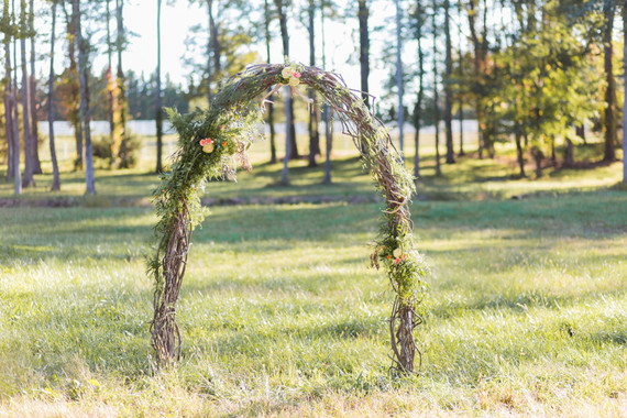 Rustic arbor