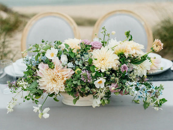 Organic seaside wedding inspiration