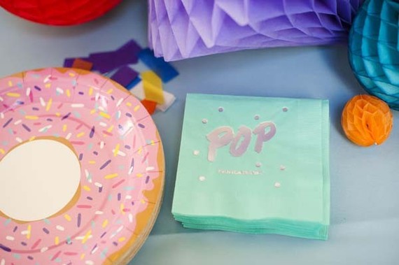 Colorful baby shower