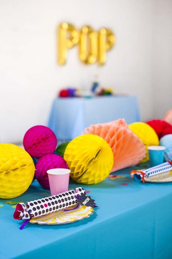 Colorful baby shower