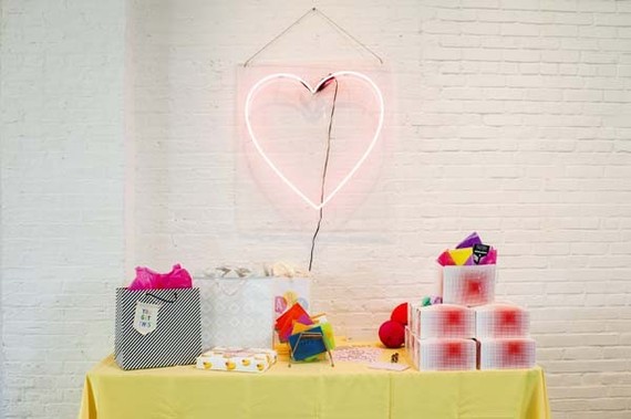Colorful baby shower