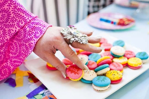 Colorful baby shower