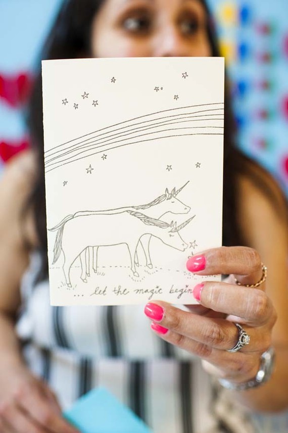 Colorful baby shower