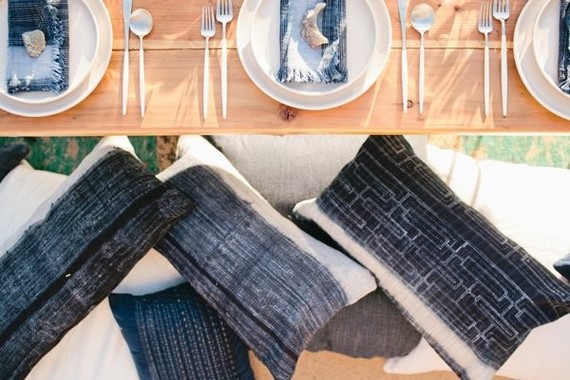 indigo pillows