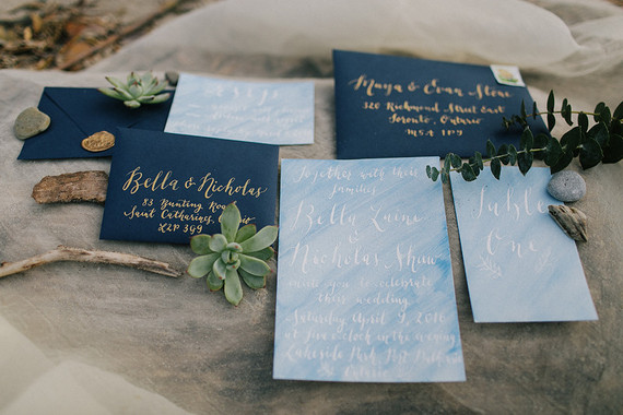 Wedding invitation suite