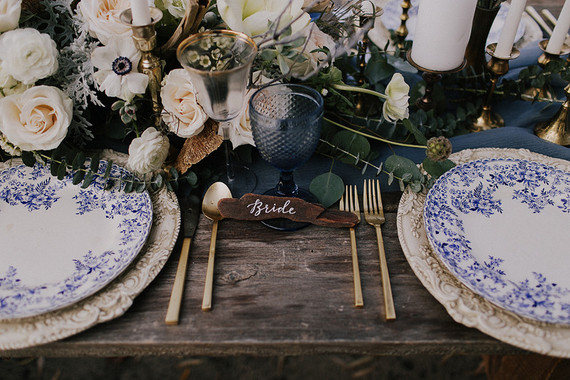 Rustic place card