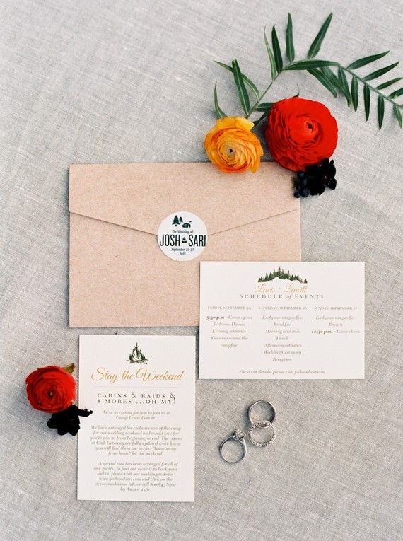 Wedding invitation suite