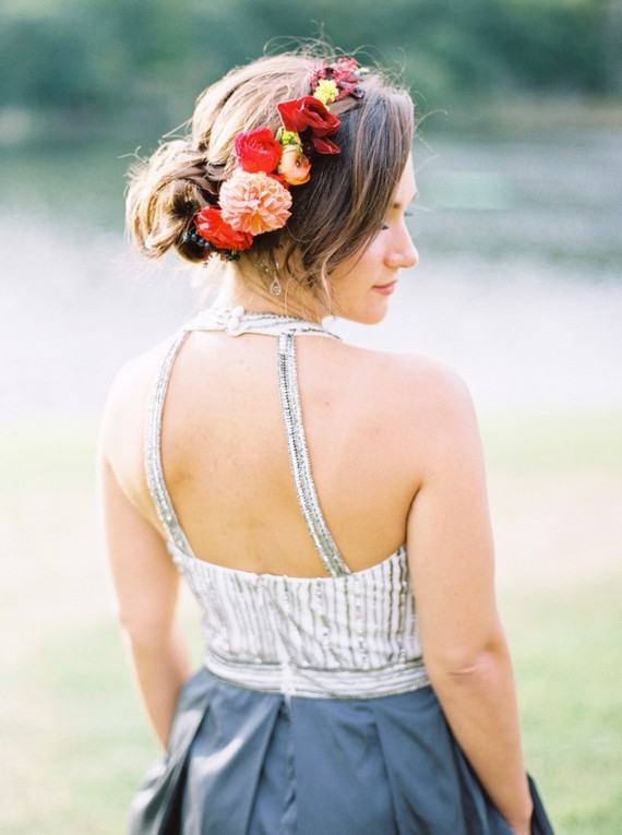 Bridesmaid's hairstyle