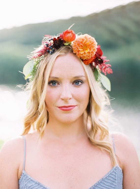 Bridesmaid's hairstyle