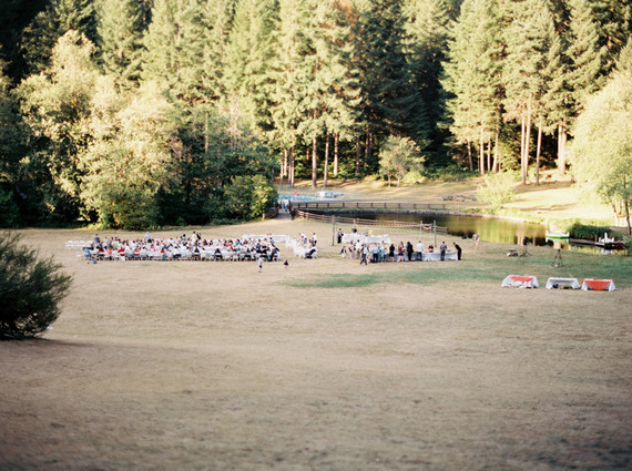 Oregon summer camp wedding