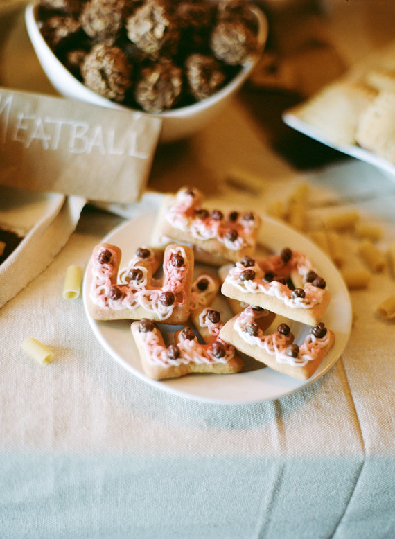 Spaghetti and meatballs 1st birthday