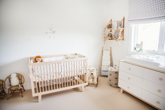 Neutral natural boys nursery