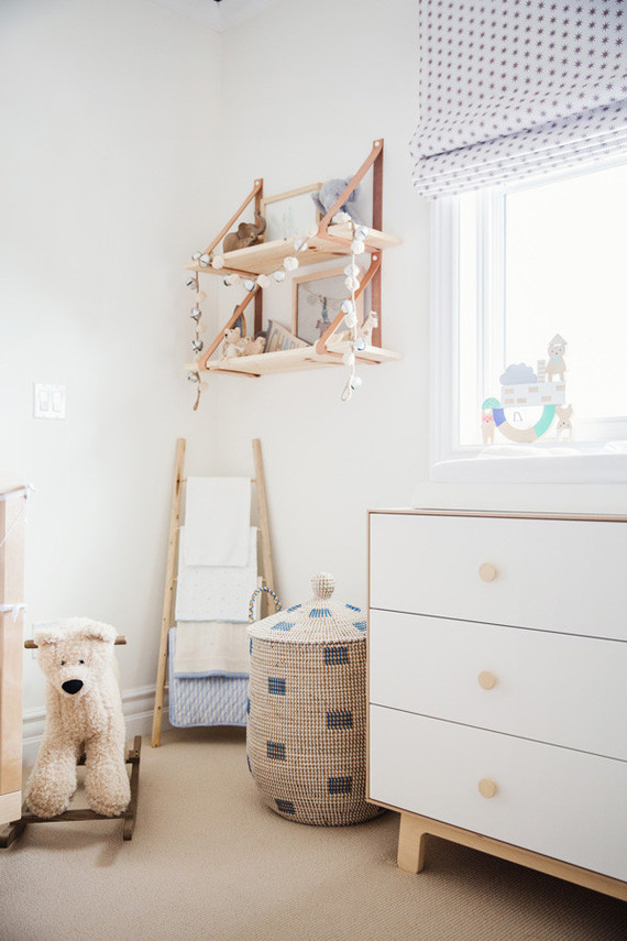 Neutral natural boys nursery