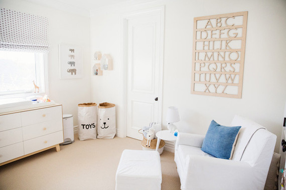 Neutral natural boys nursery