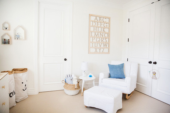 Neutral natural boys nursery