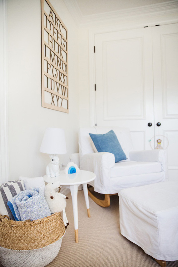 Neutral natural boys nursery