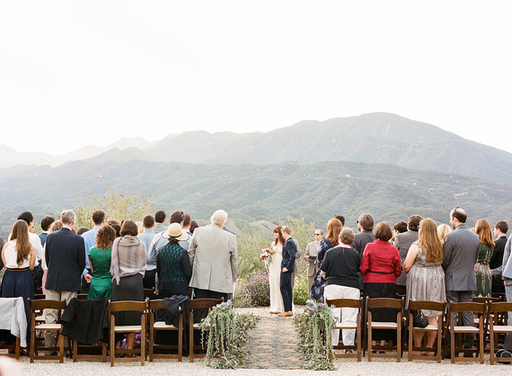 Red Tall Ranch wedding ceremony