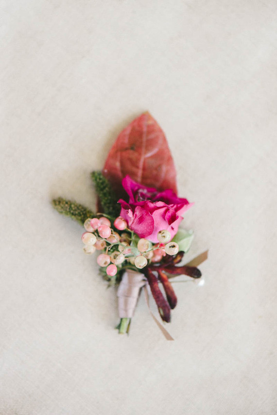 Groom's boutonnière