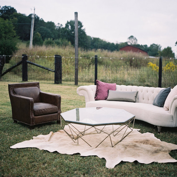 Wedding lounge area