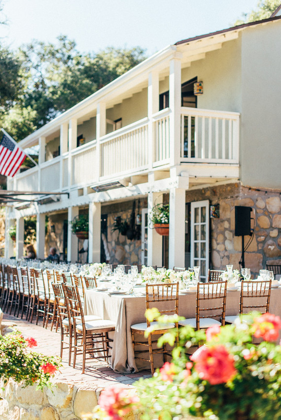 Intimate backyard Santa Barbara wedding