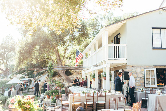 Intimate backyard Santa Barbara wedding