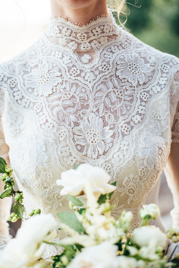 Lace wedding dress