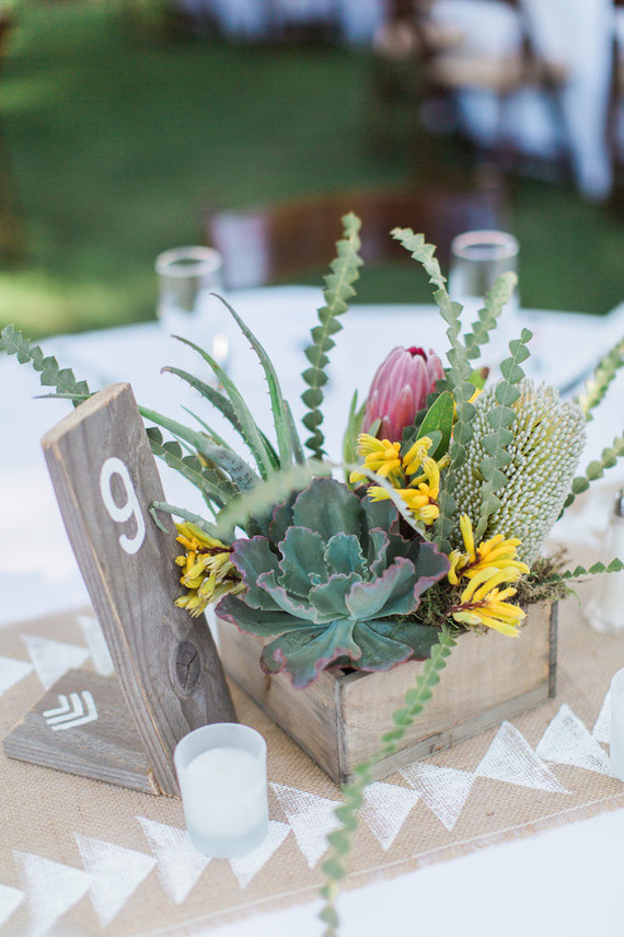 DIY wedding centerpiece