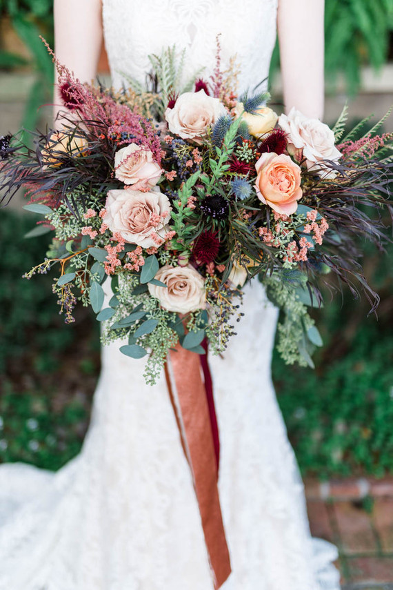 Autumn bridal bouquet