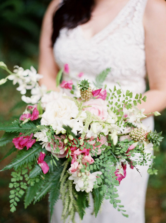 Summer bridal bouquet