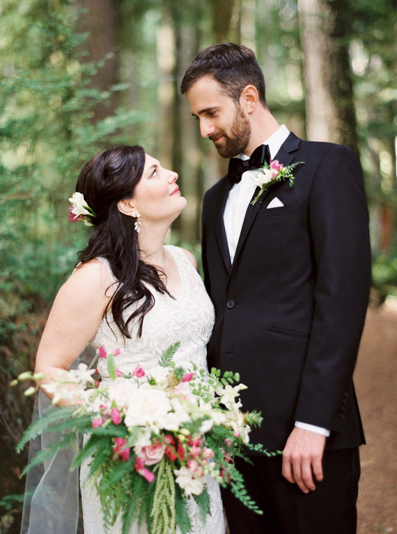 Oregon summer camp wedding