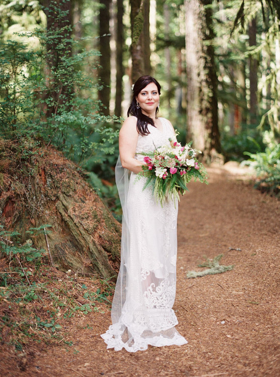 Oregon summer camp wedding