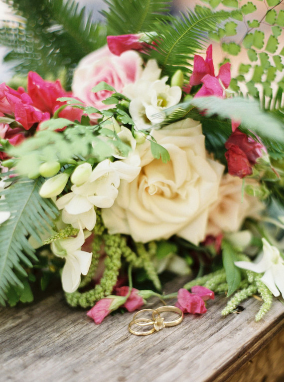 Summer bridal bouquet
