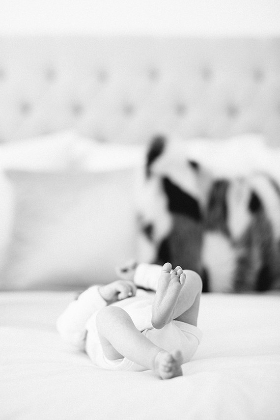 glamorous black and white girls nursery