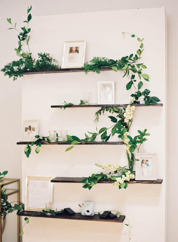 Classic white floral baby shower Inspiration