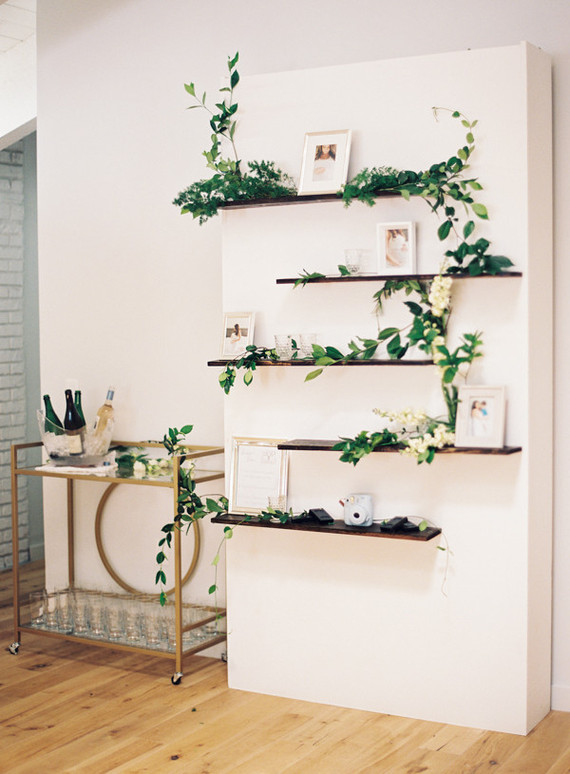 Classic white floral baby shower