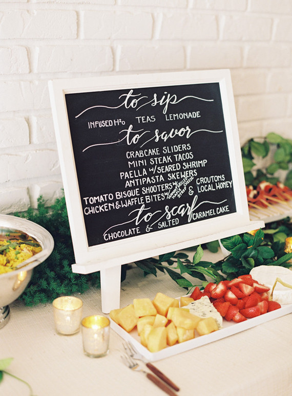 Classic white floral baby shower