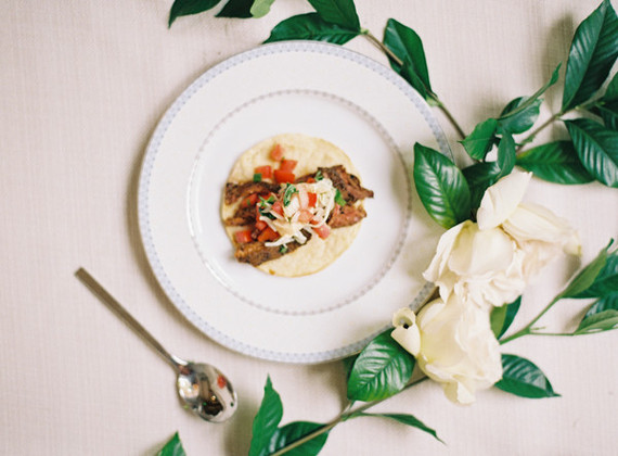 Classic white floral baby shower