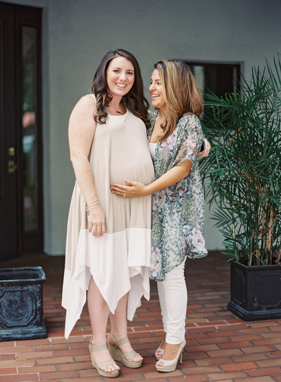 Classic white floral baby shower